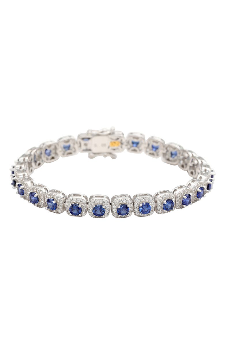 SUZY LEVIAN Sapphire Tennis Bracelet, Alternate, color, Blue