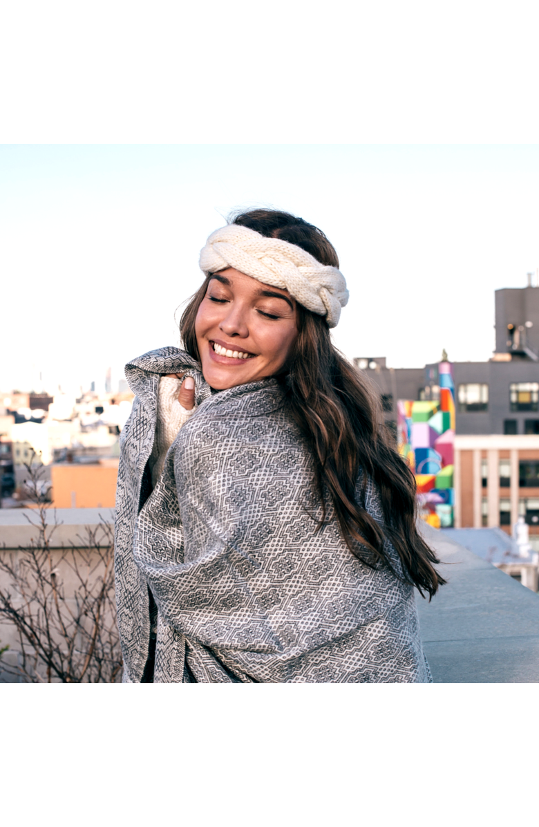 Nirvanna Designs Braided Headband, Alternate, color, Black