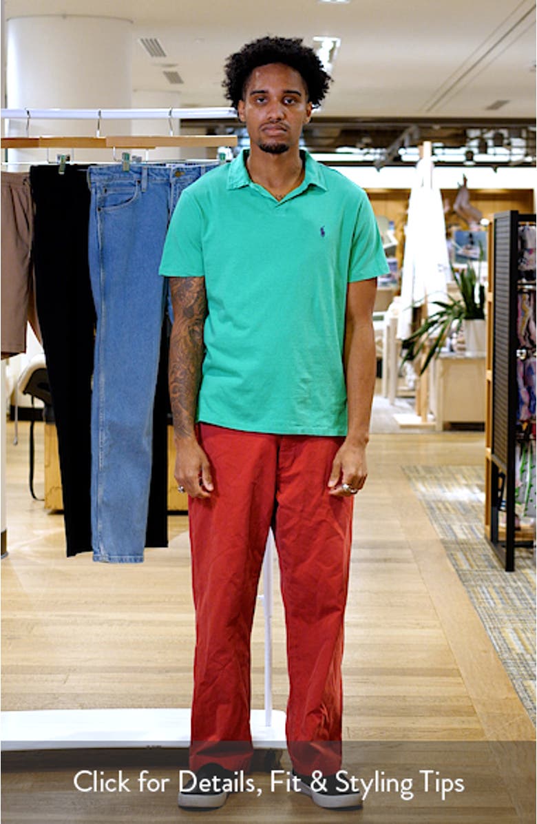 Standard Fit Cotton & Linen Polo, sales video thumbnail