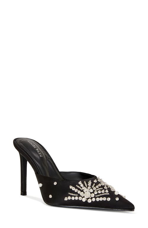 Azalea Wang Angelica Pointed Toe Mule In Black