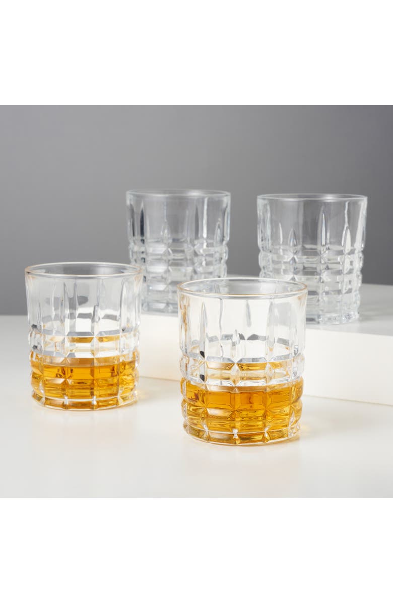 Viski Highland Crystal DOF Tumblers Set of 4, Alternate, color,