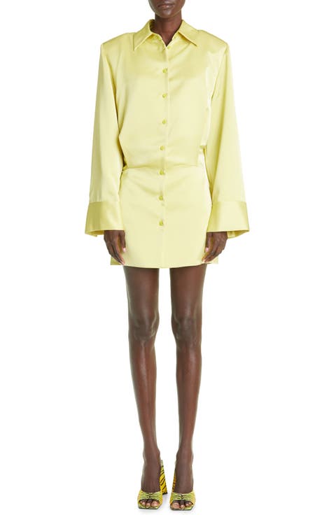 Margot Long Sleeve Mini Shirtdress