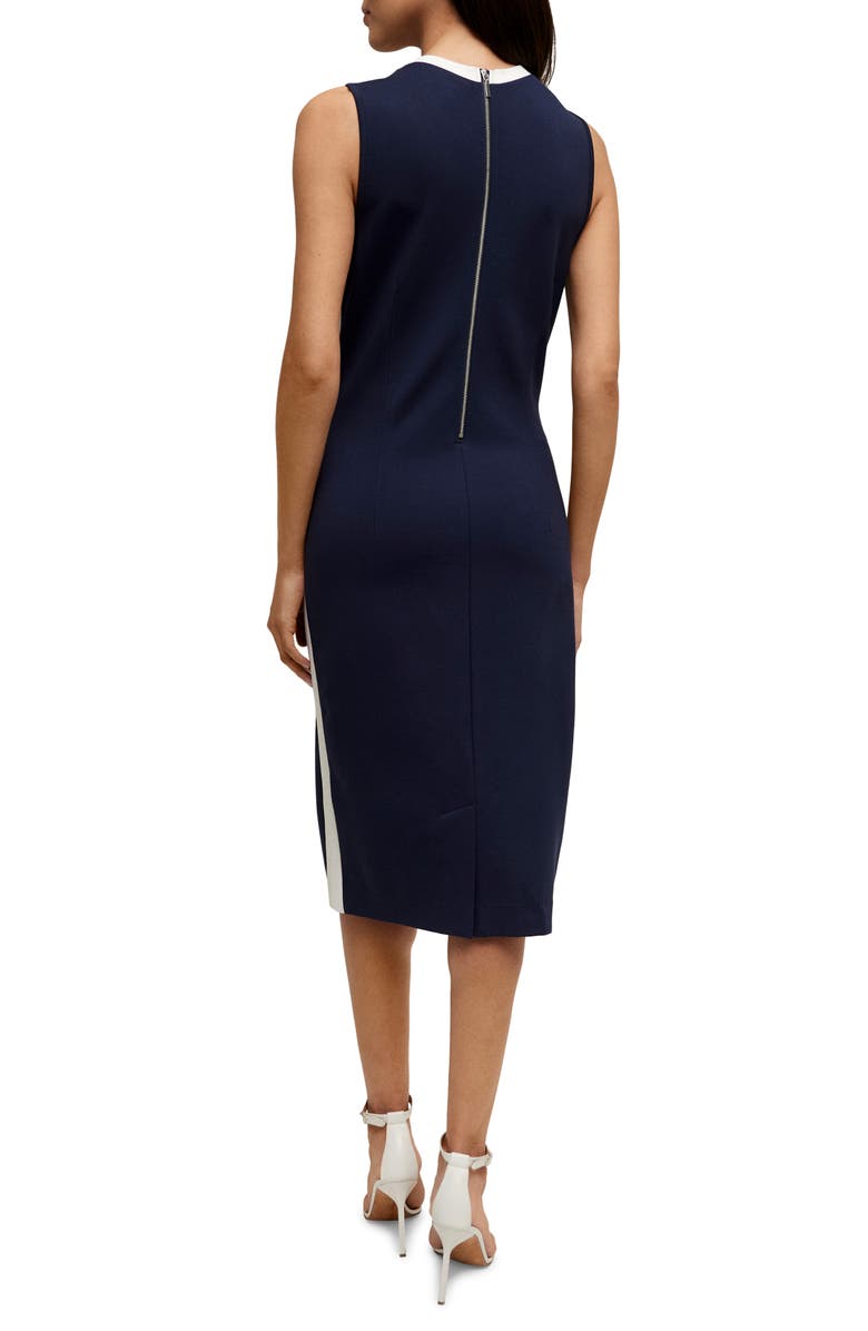 Isaac Mizrahi New York Racing Ponte Sheath Dress, Alternate, color, 
