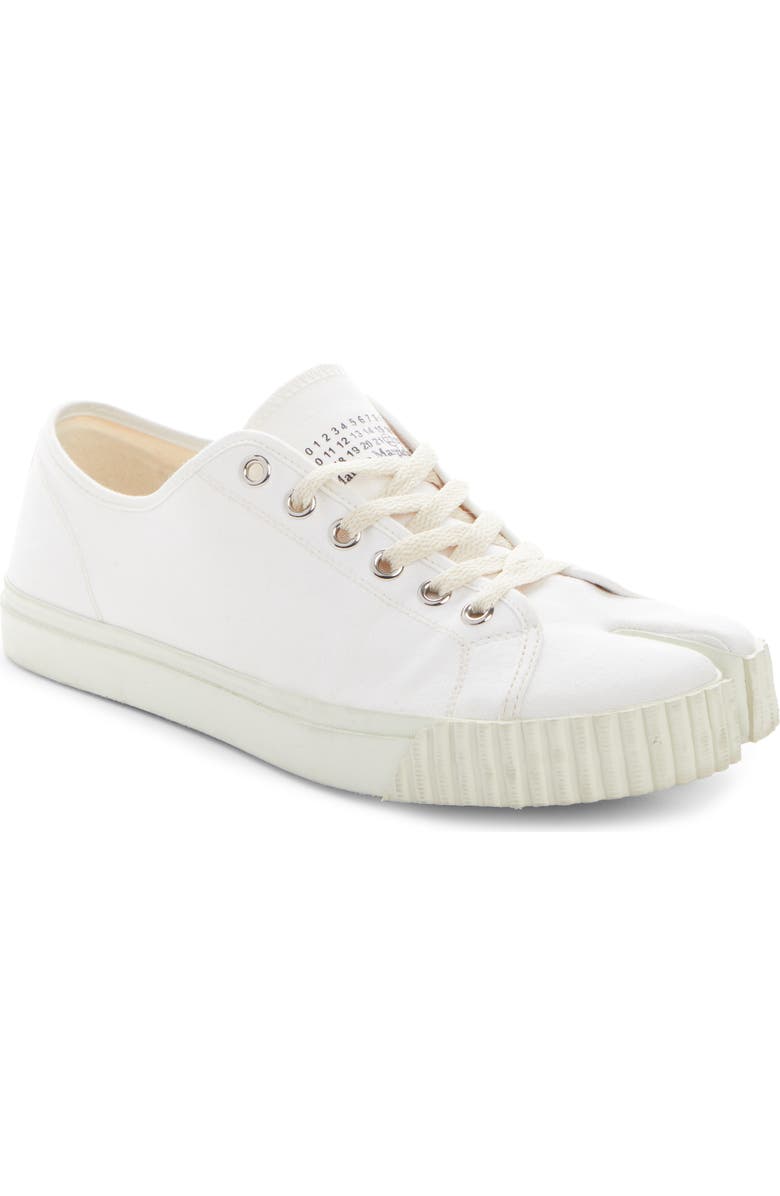 Maison Margiela Tabi Low Top Sneaker, Main, color, White