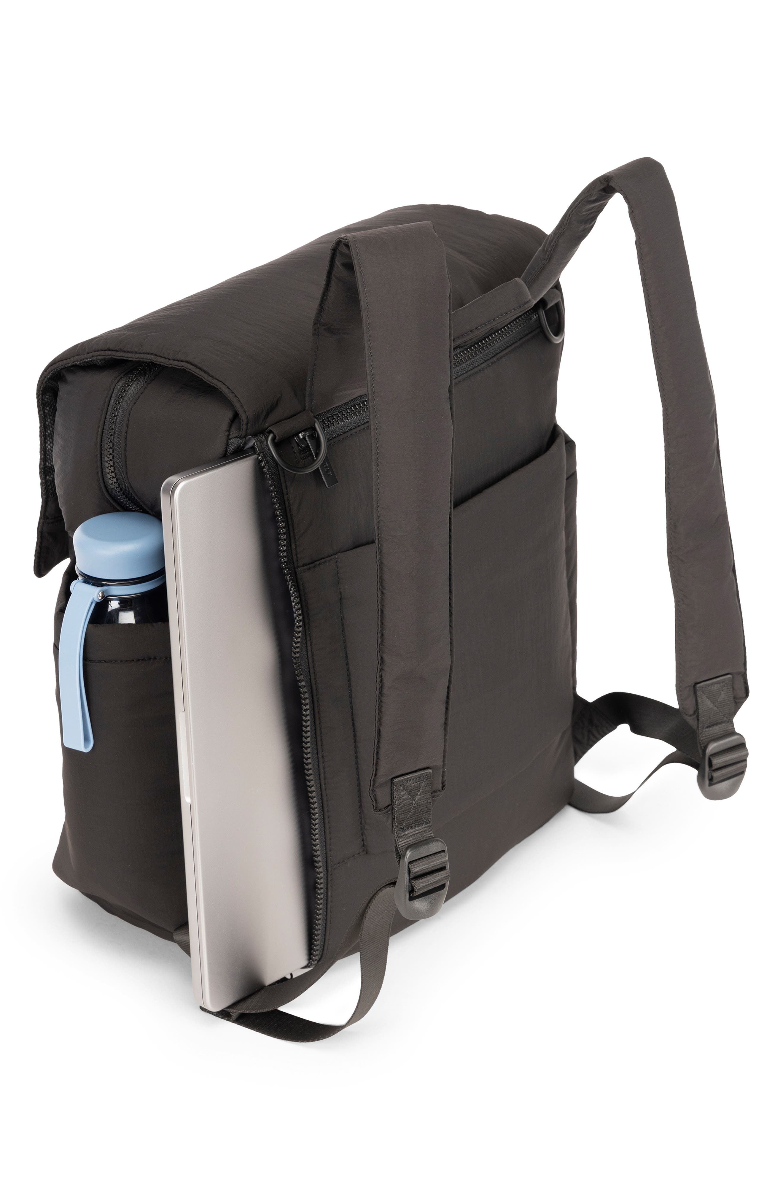 CALPAK Diaper Backpack with Laptop Sleeve, Alternate, color, Black