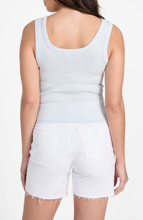 GUESS GUESS TRIANGLE LOGO PATCH RIB TANK 