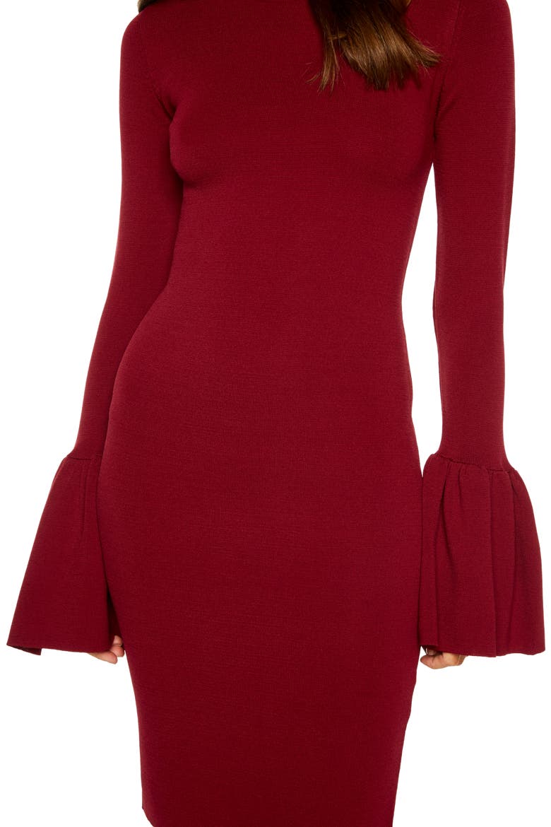 Arabella Sheath Dress, Alternate, color, WINE
