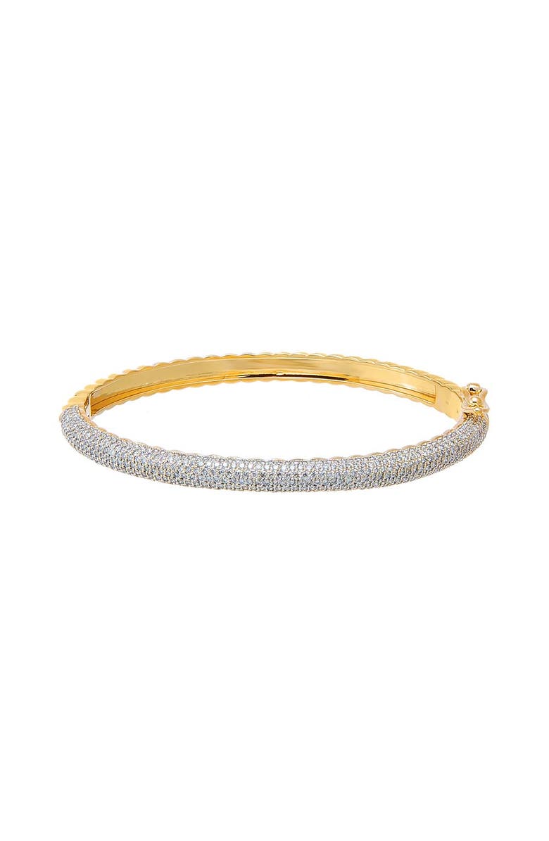 BY ADINA EDEN Diamond Rounded Pave Bangle Bracelet 14K, Alternate, color, 14K Gold