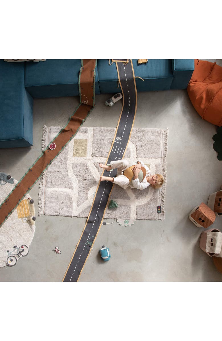 Lorena Canals Washable Play Rug Eco-City, Alternate, color, Multicolor