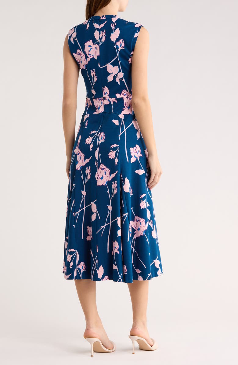 DVF Leora Floral Sleeveless Dress, Alternate, color, Final Act Floral Blush Pink