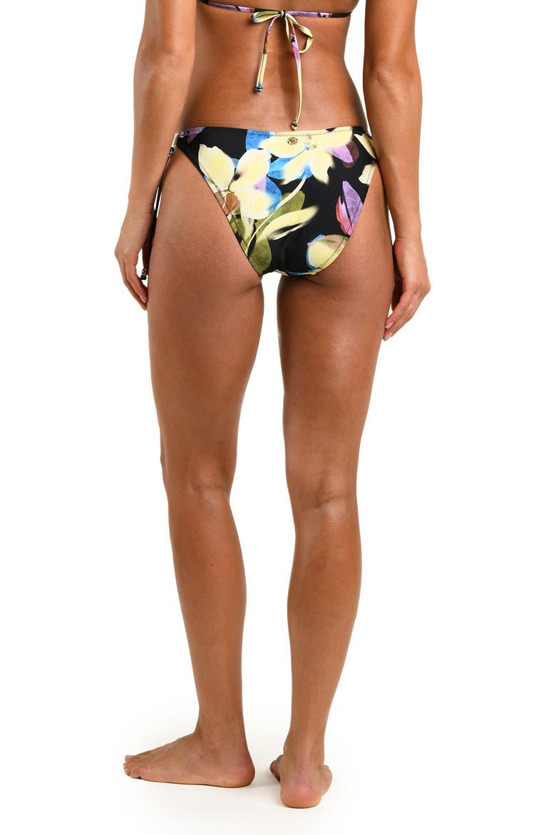 Afterglow Cheeky Tie Side Swim Bottoms, Alternate, color, BLACK MULTI