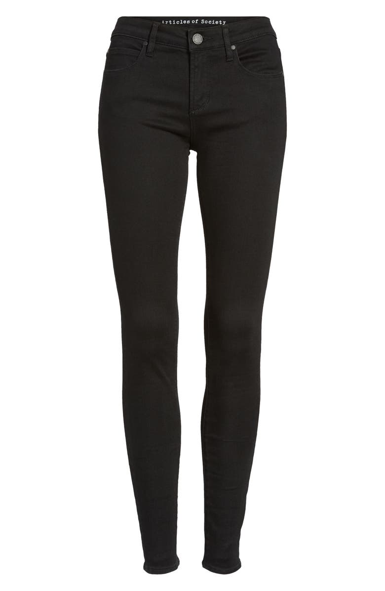 Articles of Society Sarah Ankle Skinny Jeans, Alternate, color, 