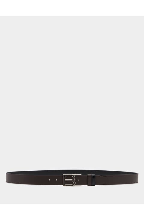 B Logo 35mm Adjustable And Reversible Belt