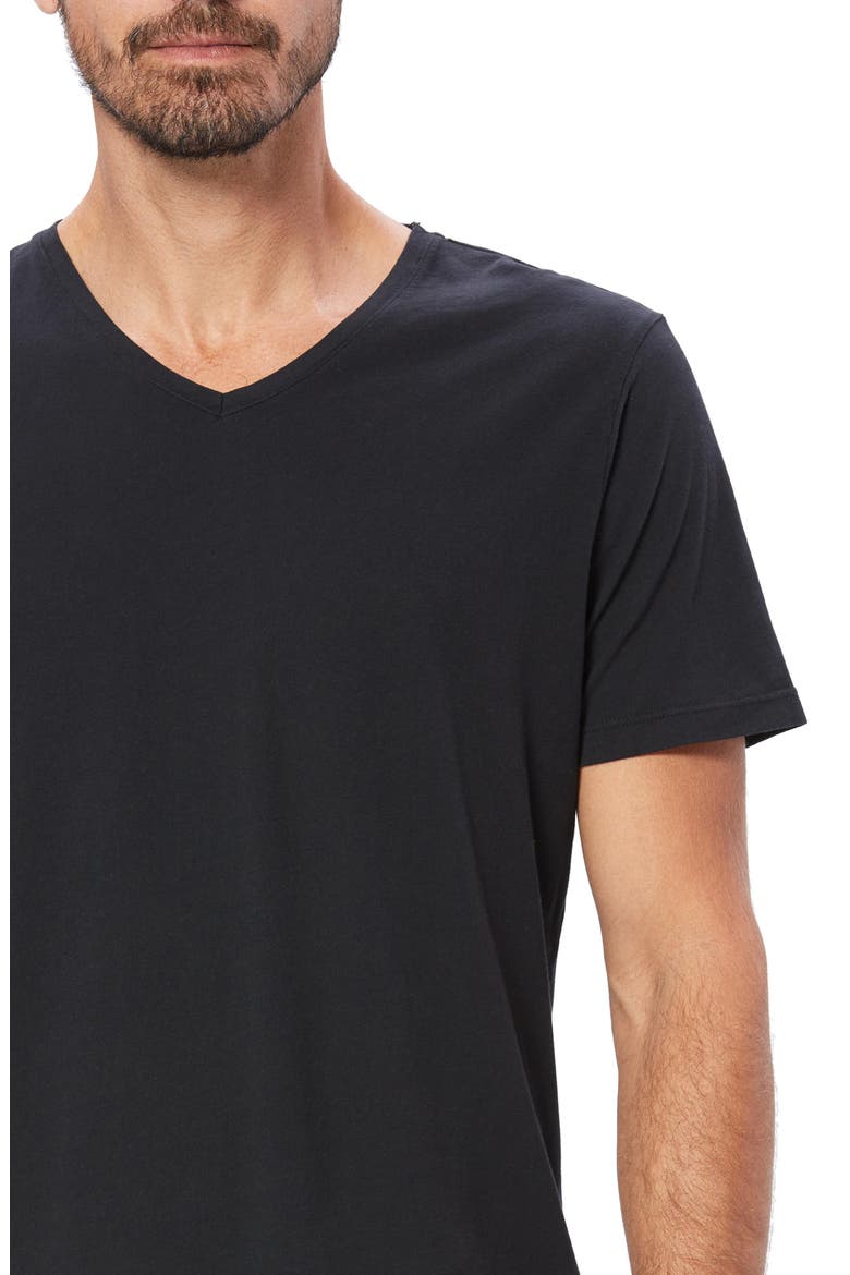 Grayson V-Neck T-Shirt, Alternate, color, BLACK
