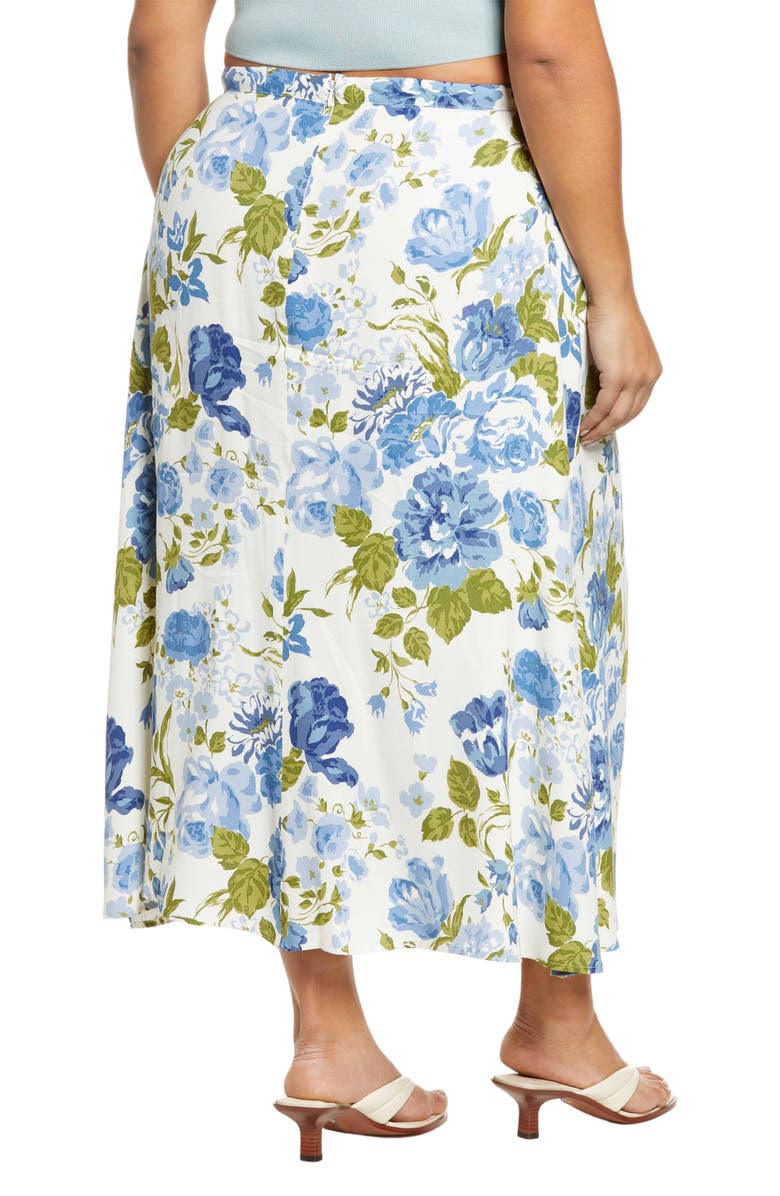 Reformation Bea Floral Print Skirt, Alternate, color, 