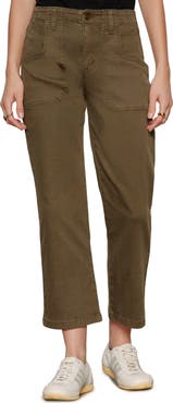 Sanctuary Retreat Mid Rise Crop Straight Leg Utility Pants