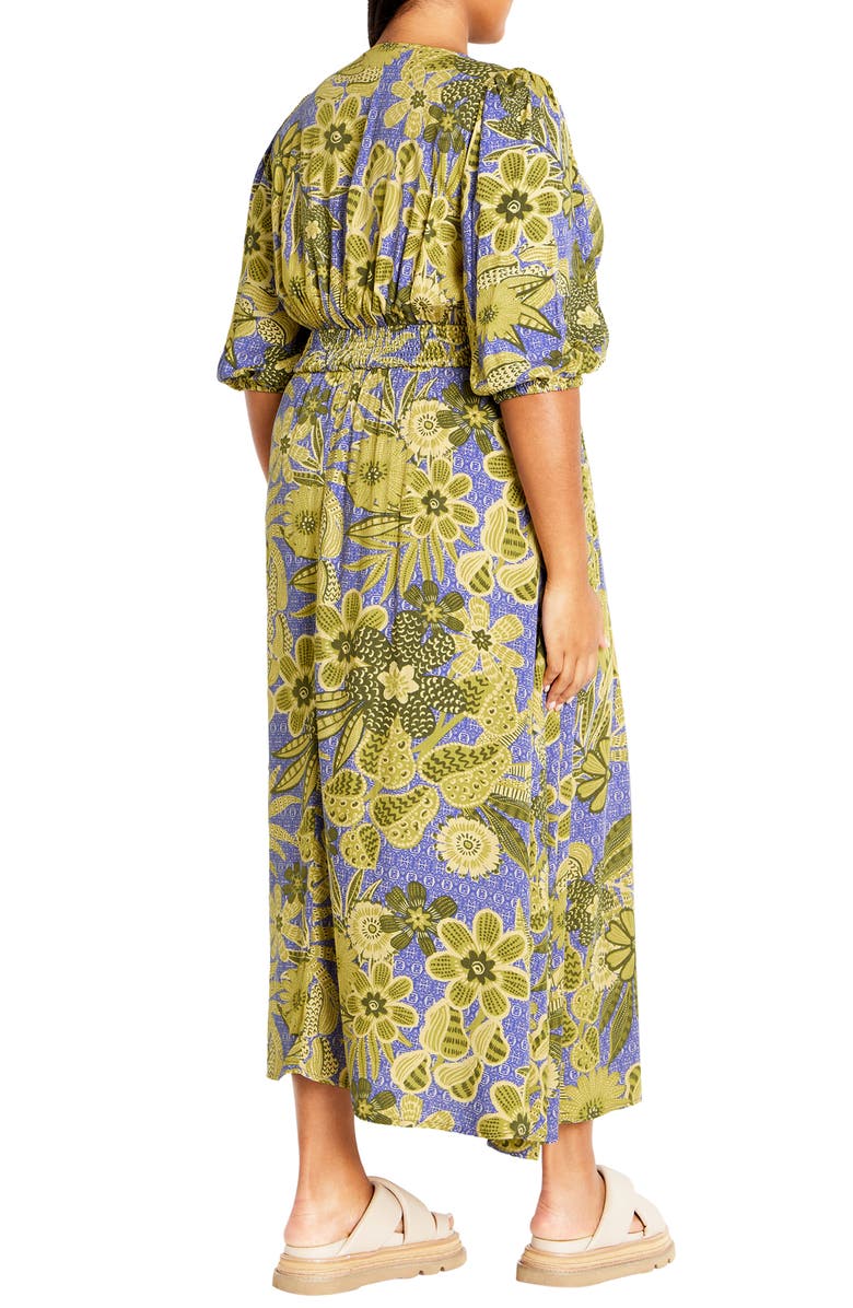 City Chic Daydream Floral Maxi Dress, Alternate, color, Batik Bloom