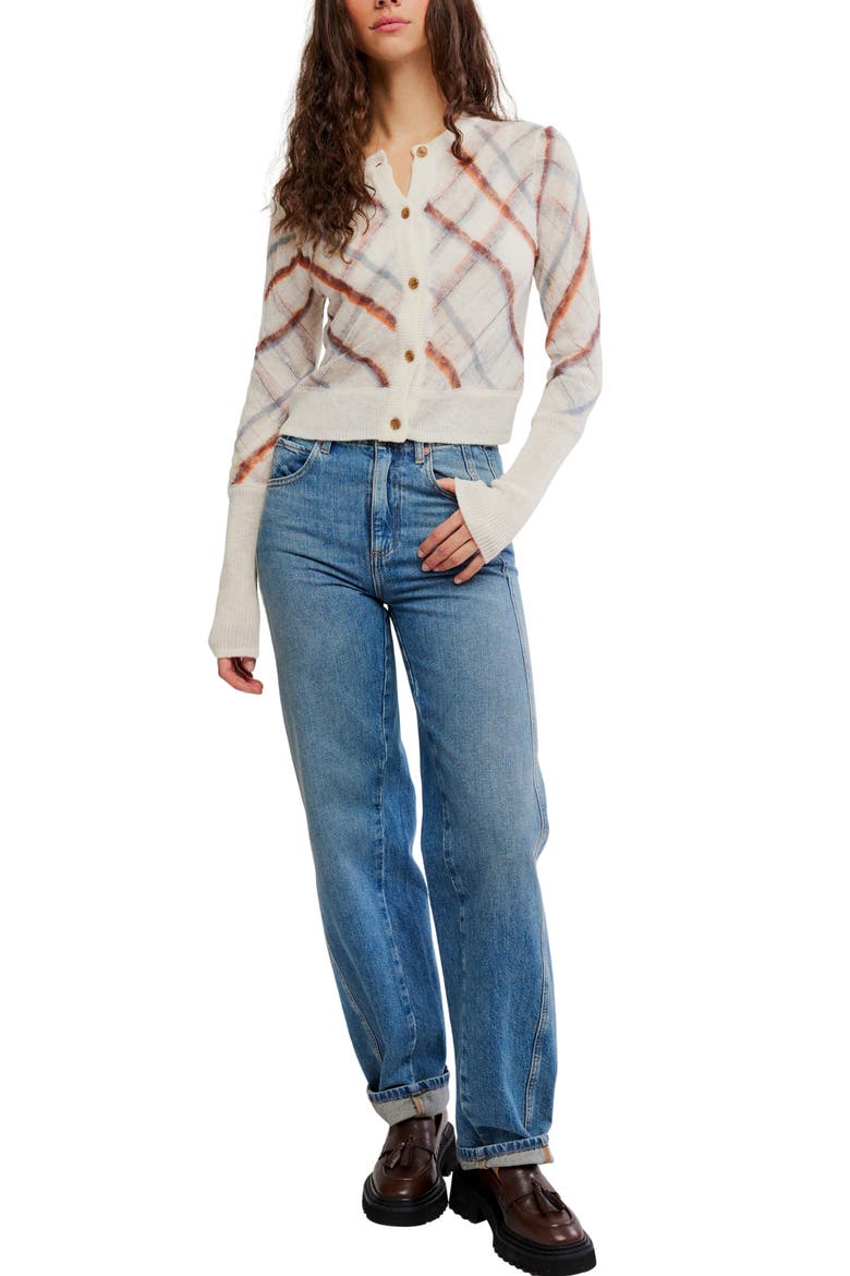 Highland Mist Cardigan, Alternate, color, SUGAR MIST COMBO