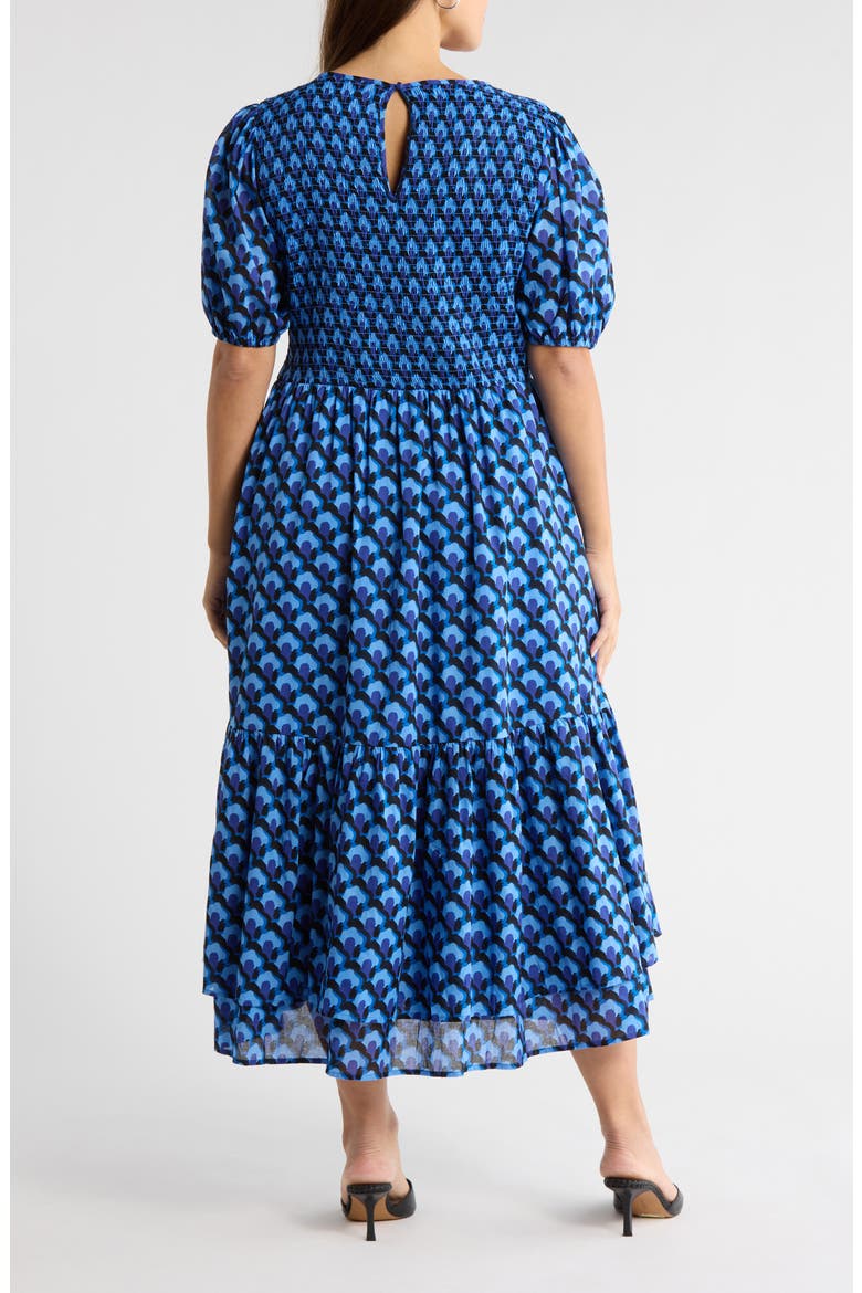 Bali Town Aruba Smocked Dress, Alternate, color, BLUE-NAVY