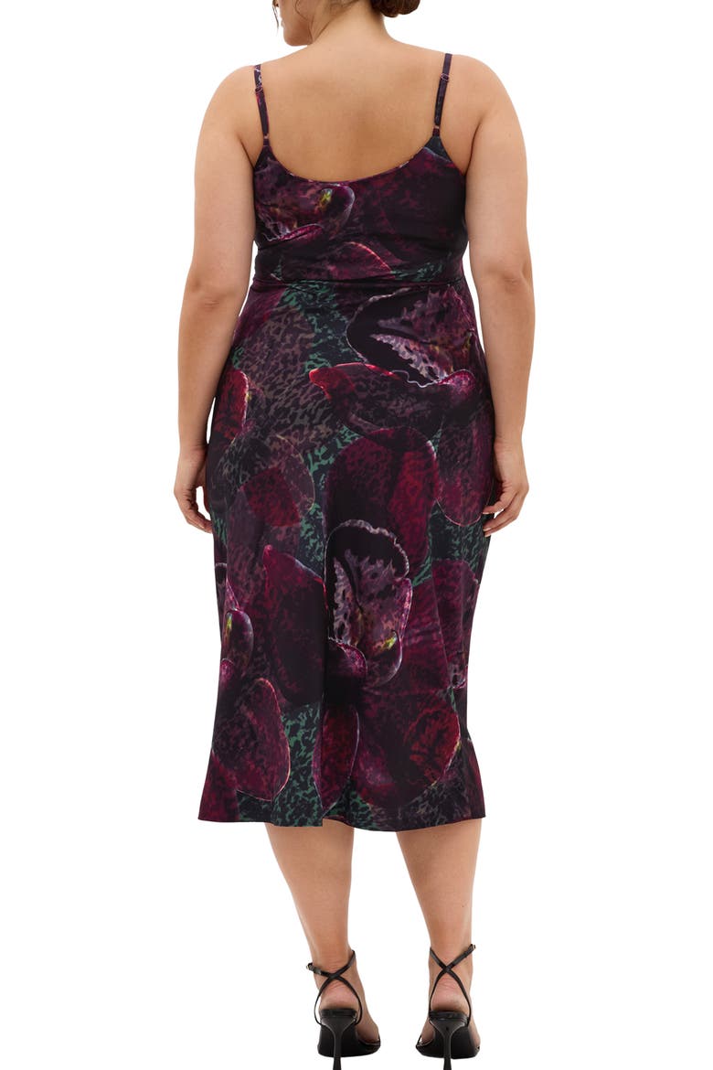 Marisol Cowl Neck Sheath Dress, Alternate, color, BLACK ORCHID