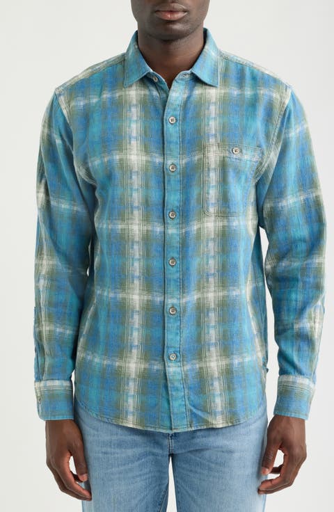 Palo Alto Plaid Cotton Button-Up Shirt