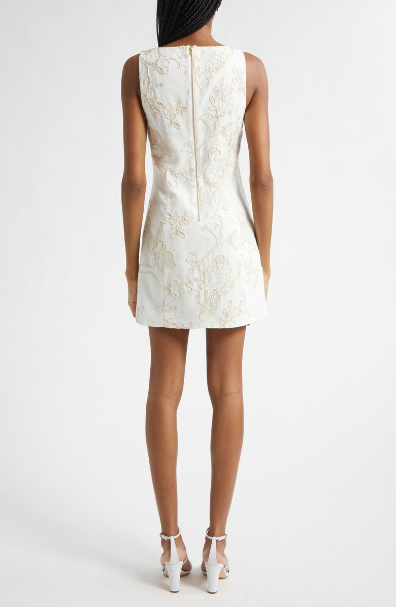 Ramy Brook Jessy Embroidered Floral Dress, Alternate, color, White Embroidery