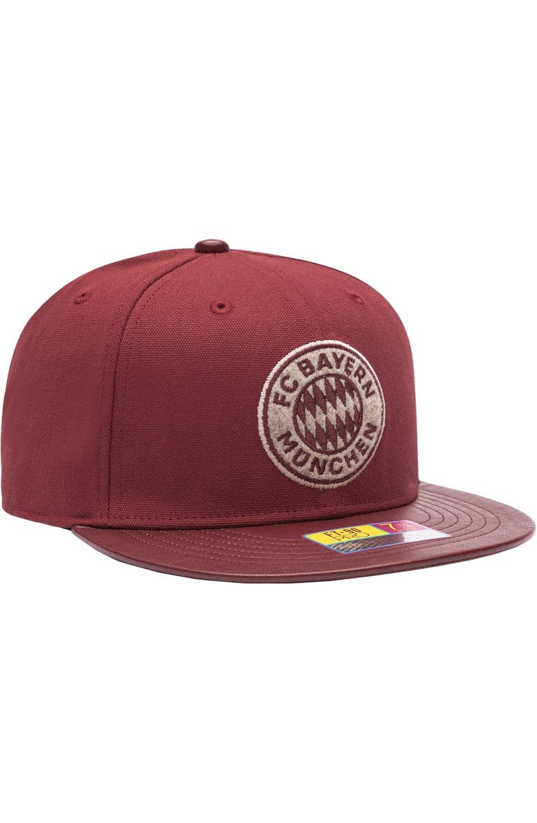 FAN INK Men's Red Bayern Munich Swatch Fitted Hat, Alternate, color, 