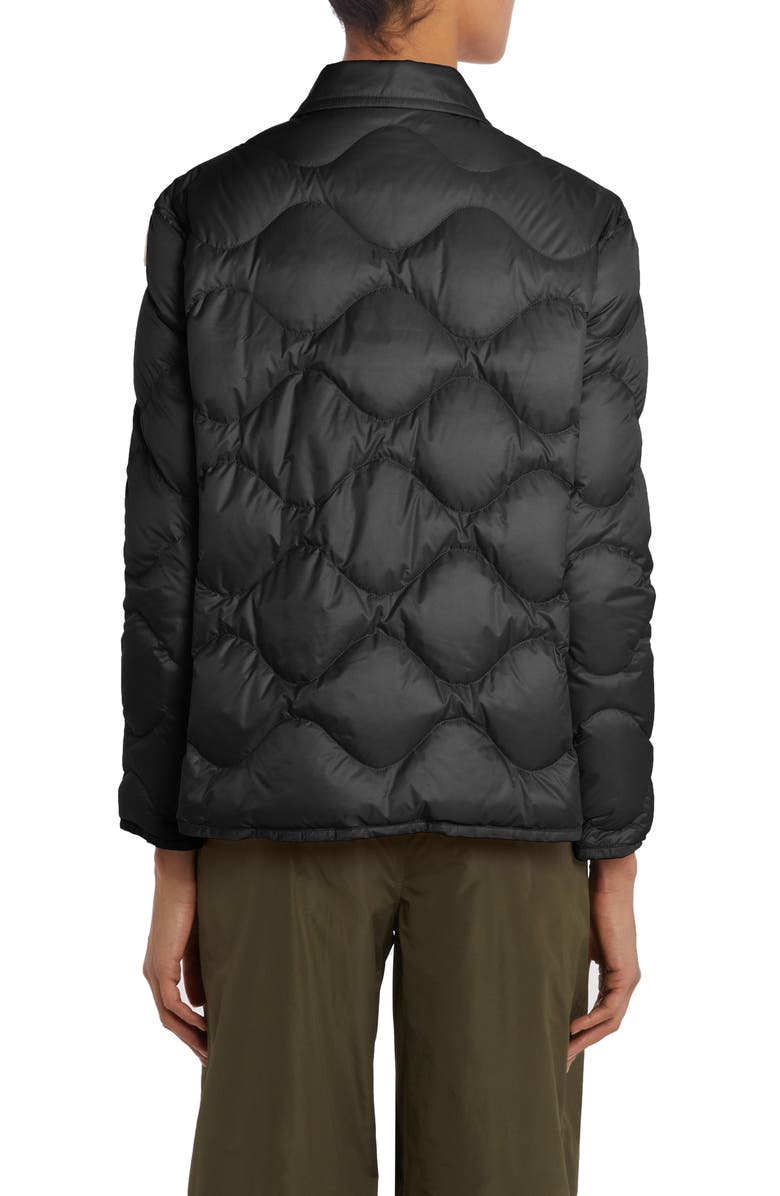 Moncler Quilted Down Shirt Jacket, Alternate, color, 