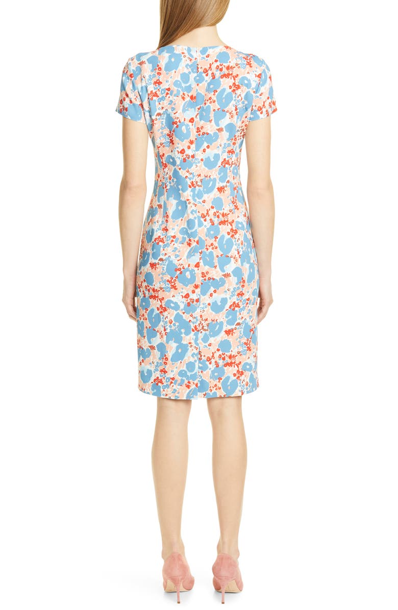 BOSS Donisa Stretch Woven Sheath Dress, Alternate, color,