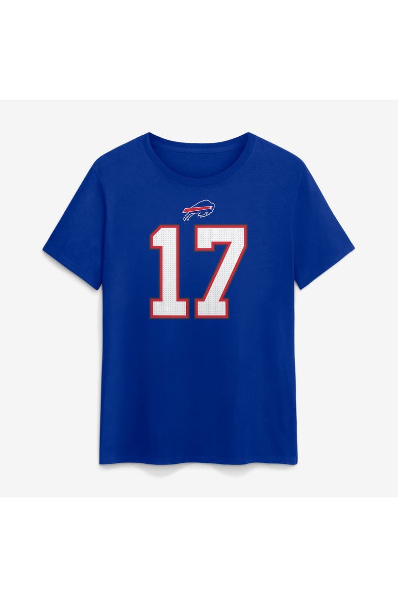 Women's Nike Josh Allen Royal Buffalo Bills Player Name & Number T-Shirt, Alternate, color, Royal