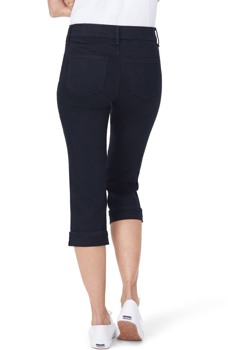 NYDJ Marilyn Cuff Crop Straight Leg Jeans, Alternate, color, 