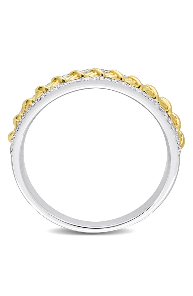 Julianna B. Diamond Eternity Ring 14k Two-Tone Gold, Alternate, color, Yellow Gold