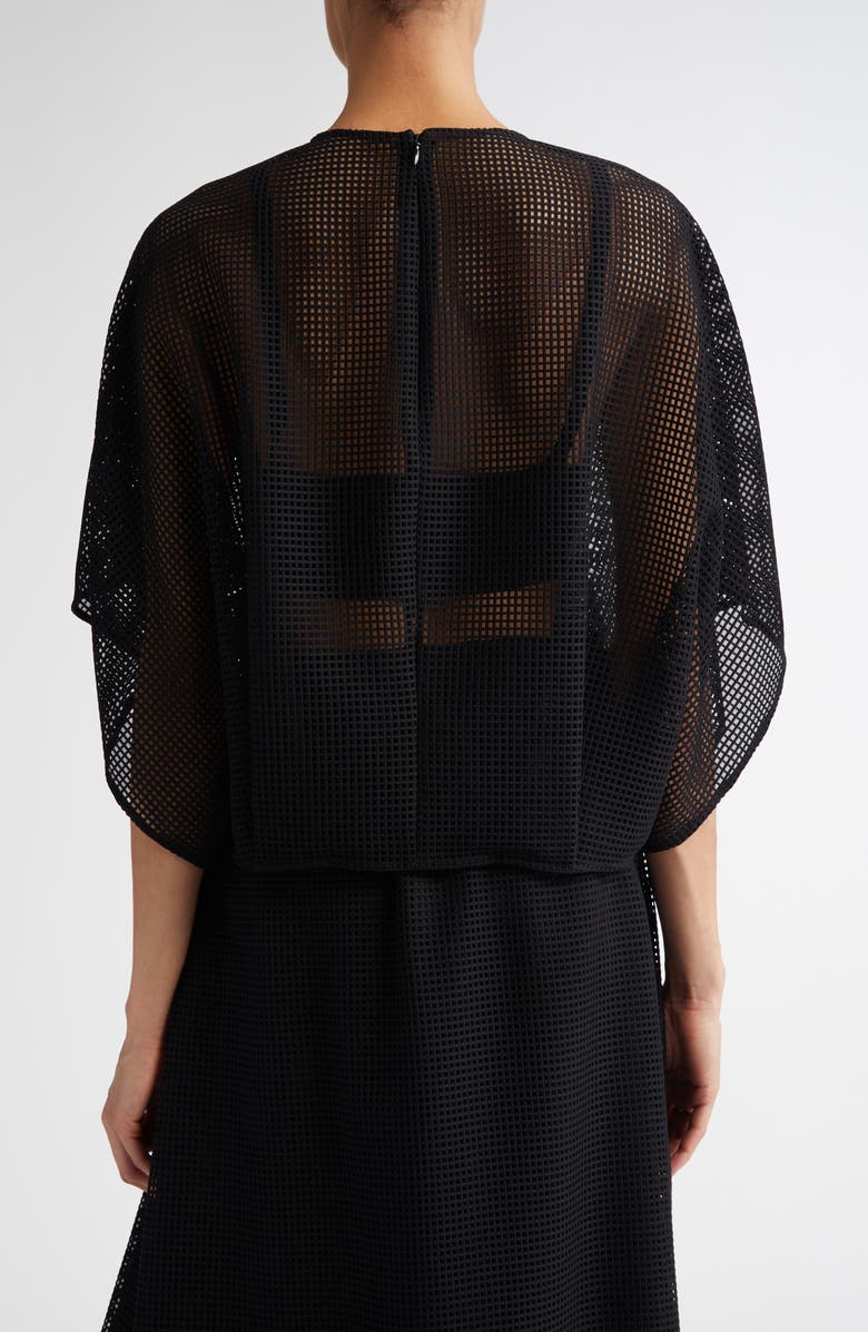 FFORME Tenley Draped Mesh Top, Alternate, color,