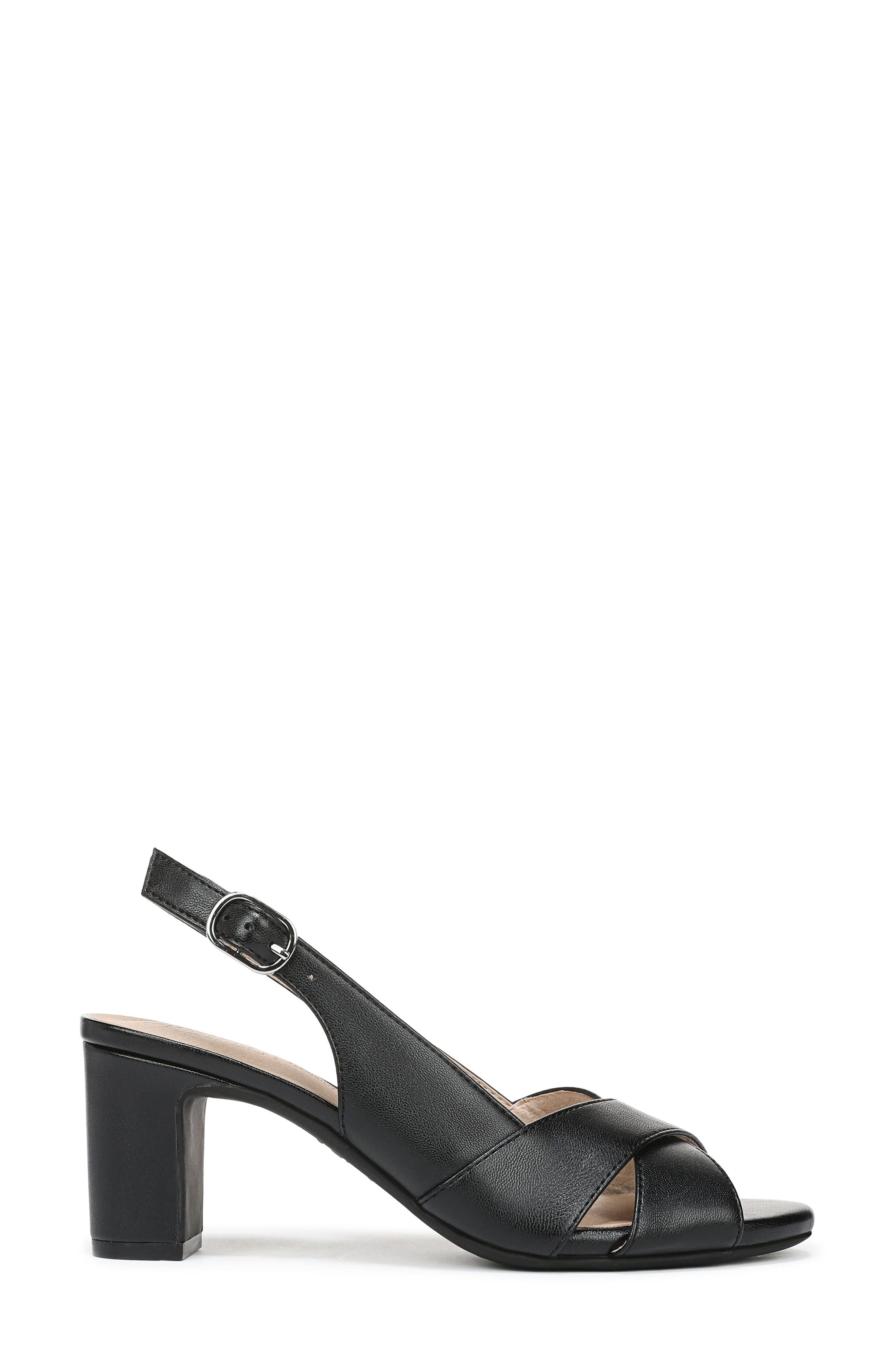 LifeStride Freesia Slingback Sandal, Alternate, color, Black