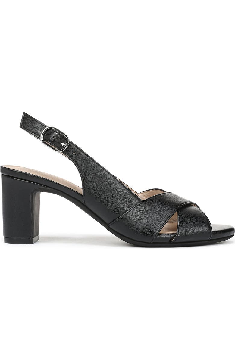 LifeStride Freesia Slingback Sandal, Alternate, color, Black