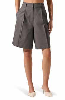 Quillie Pleated Bermuda Shorts
