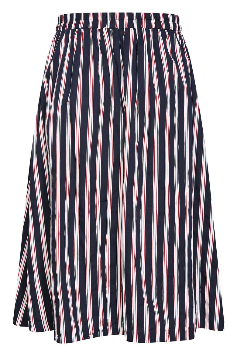 Floral Print Maxi Skirt, Alternate, color, NAVY SIENNA
