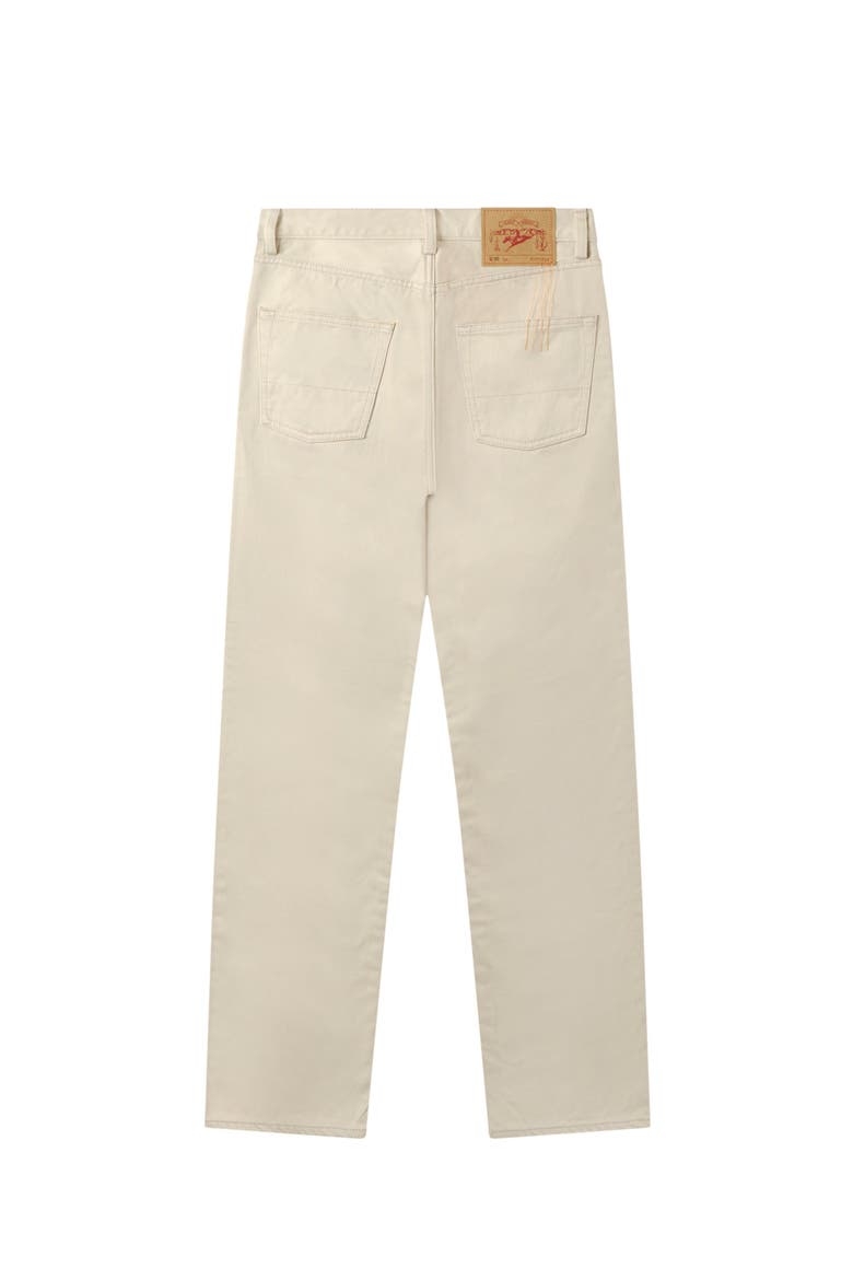913 Superjohn 5-Pocket Cotton Satin Denim, Alternate, color, TAUPE