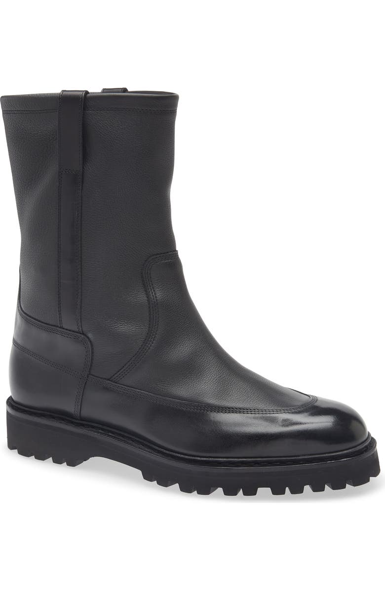 John Lobb Highland Rain Boot, Main, color, Black