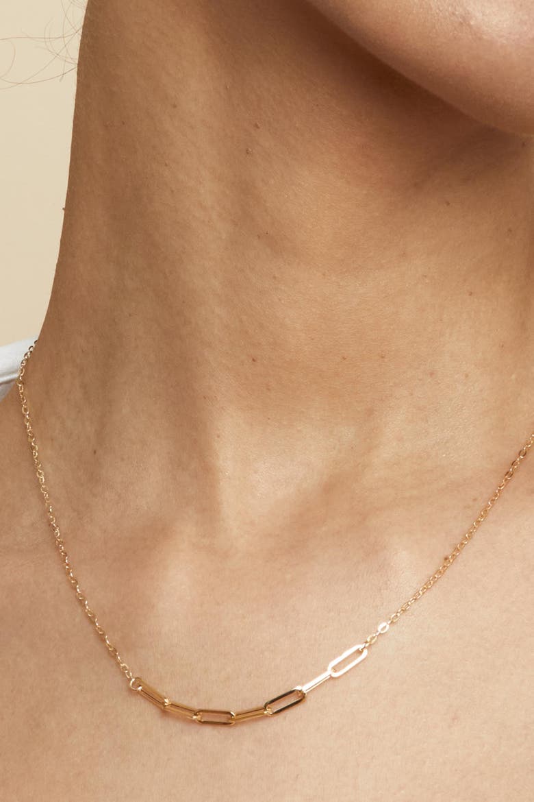 14K Yellow Gold Venice Center Cut Necklace, Alternate, color, Yellow Gold