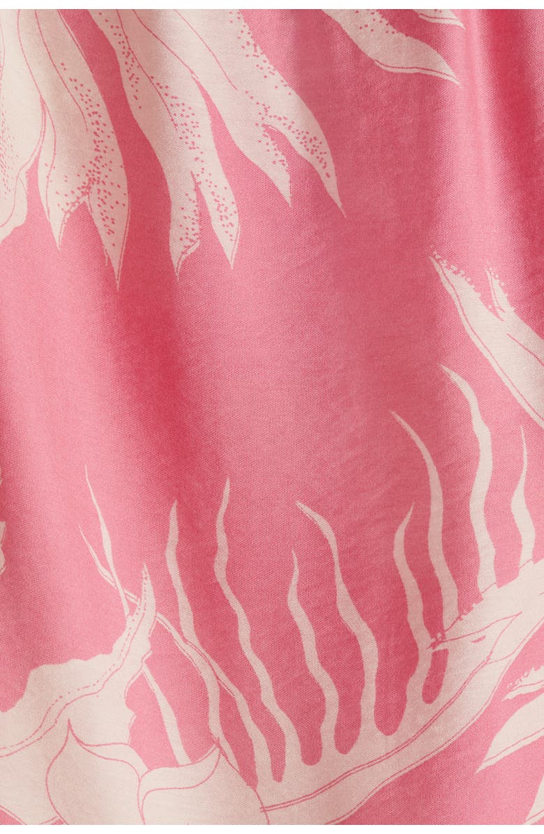 H&M Tie-strap Maxi Dress, Alternate, color, Pink/Patterned