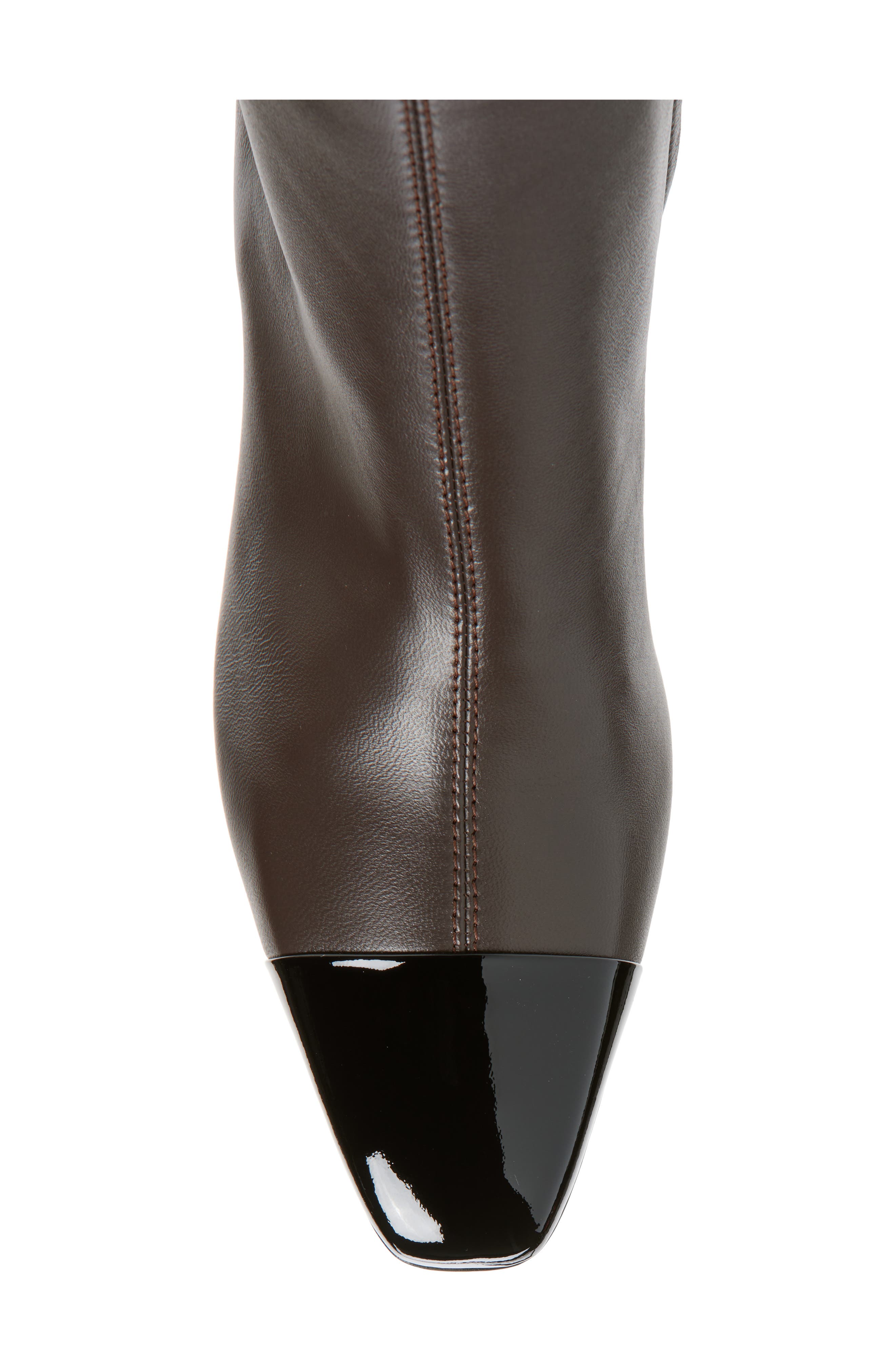 FERRAGAMO Sambi Cap Toe Bootie, Alternate, color, Testa Di Moro