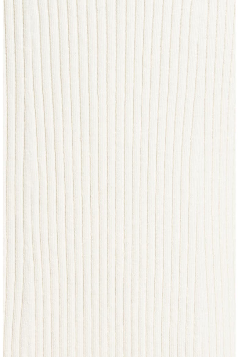 Enes Twist Front Ribbed Cotton Dress, Alternate, color, NATURAL