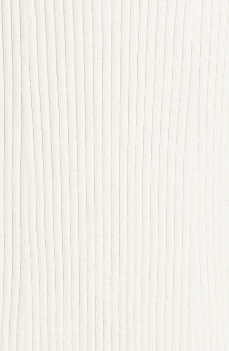 SIR Enes Twist Front Ribbed Cotton Dress, Alternate, color, Natural