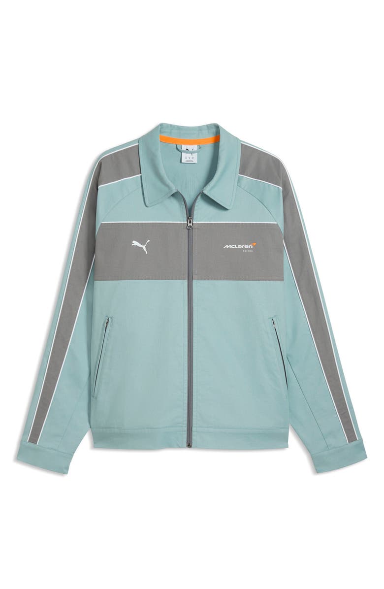 PUMA McLaren Racing Coach's Jacket, Alternate, color, Seafoam