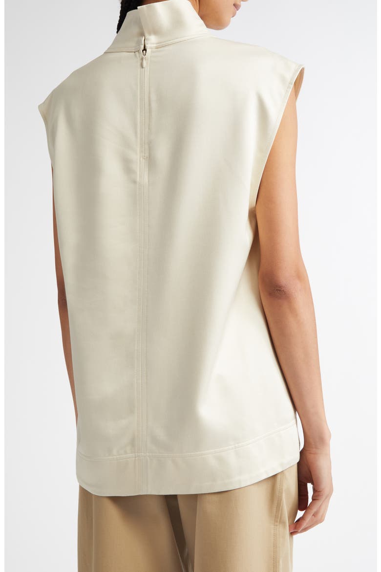 Funnel Neck Sleeveless Top, Alternate, color, ECRU