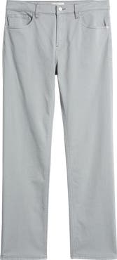 FRAME Modern Straight Leg Five-Pocket Twill Pants