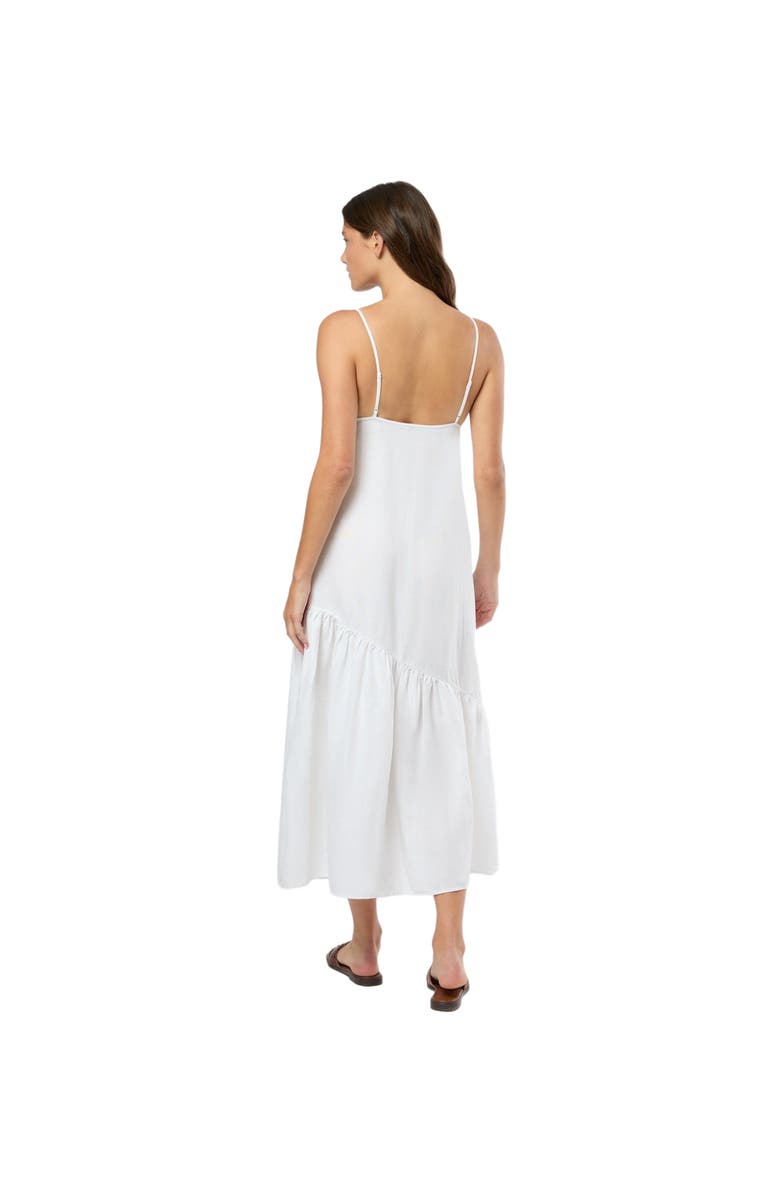 Onia Air Linen Square Neck Maxi Dress, Alternate, color,