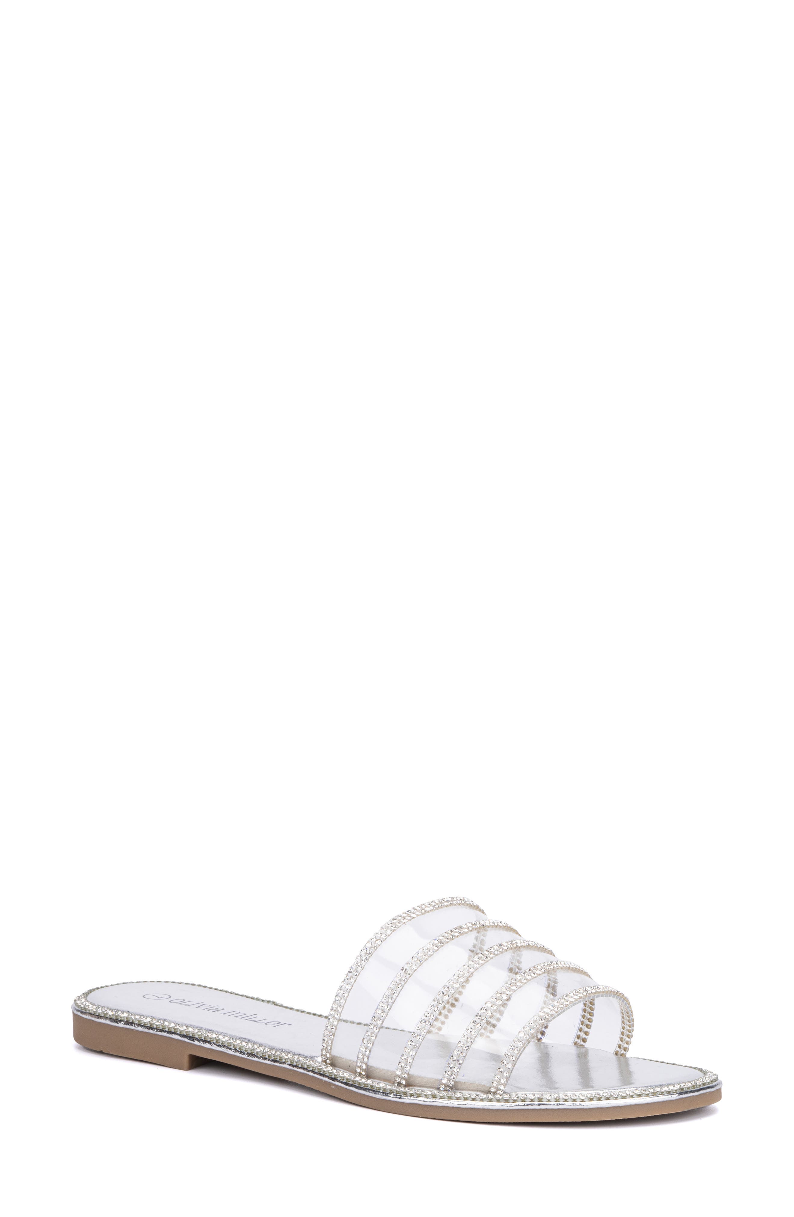 OLIVIA MILLER Nadia Slide Sandal, Main, color, 