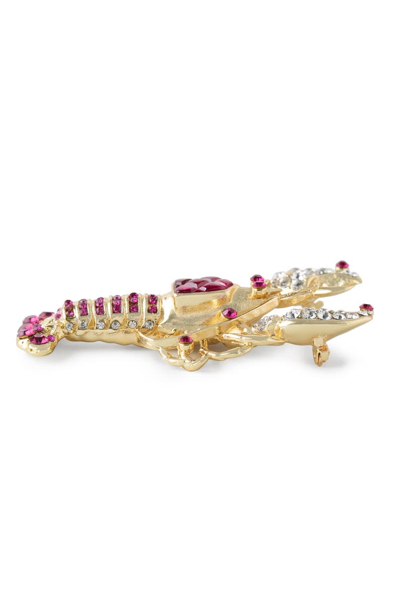 Lobster Brooch, Alternate, color, Lobster